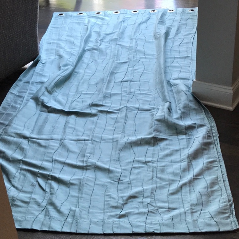 108” curtain panels with silver grommets